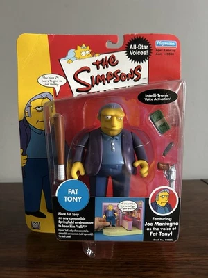 Figura de acción Playmates Los Simpson World of Springfield Serie 1 Fat Tony Foto 1 de 4