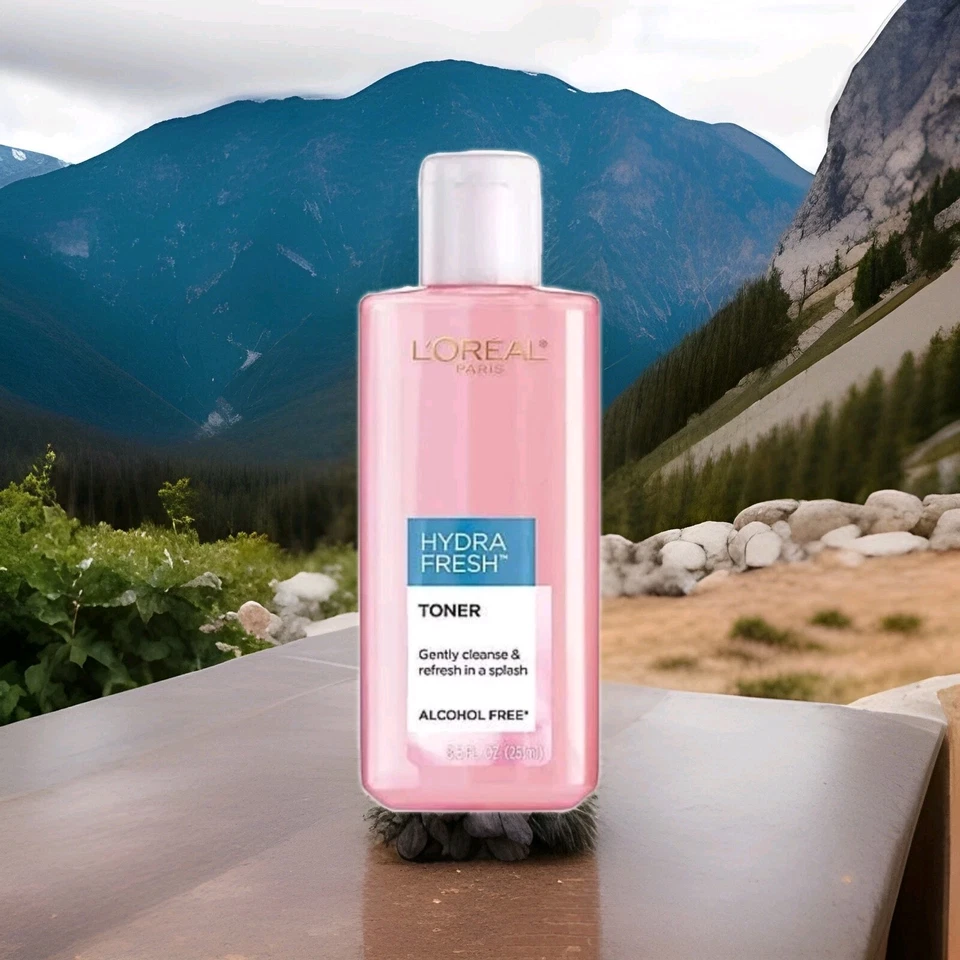 欧莱雅 Hydra 新鲜爽肤水不含酒精,8.5 液量盎司 / 251 毫升 全尺寸 全新 — 第 1/1 张图片