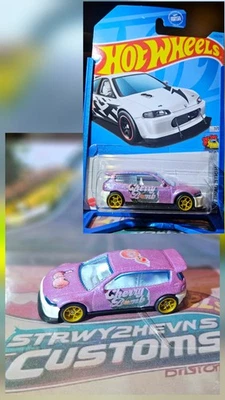 Hot Wheels Honda Civic ***Custom Cerry BOMB Premium Super Treasure Hunt*** - Image 1 of 3