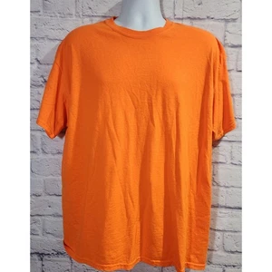 Gildan hellorange Rundhals Kurzarm T-Shirt XL leicht DryBlend - Bild 1 von 4