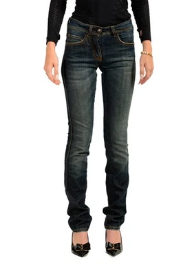 Scuderia Ferrari Women's Blue Wash Stretch Skinny Jeans US XS IT 38 - Image 1 of 4