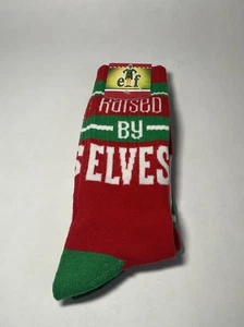 The Elf Raised By Elves Calzini Crew Uomo Adatto a Scarpa Taglia 8-12 (2 Paia) - Foto 1 di 5