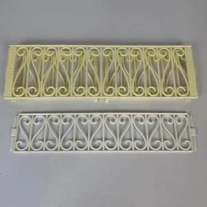 Vintage 1992 Barbie Fold N Fun Play Balcony Fence Railing Replacement Parts Lot - Picture 1 of 6