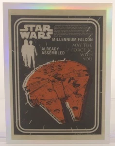 Tarjeta de Star Wars 2021 Topps Chrome Galaxy Vintage Star Wars #V-1 Halcón Milenario - Imagen 1 de 2