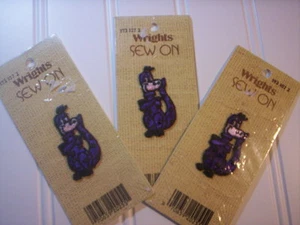 Vintage appliques/Wrights sew on/sew on/Embroidered appliques/Dragon Appliques - Picture 1 of 2