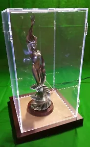 10 x 10 x 18 Display Case for Hot Toy Figures 1/6 Scale, Statue, Doll, LED Light - Picture 1 of 12