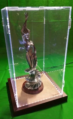 10 x 10 x 18 Display Case for Hot Toy Figures 1/6 Scale, Statue, Doll, LED Light - Image 1 of 4