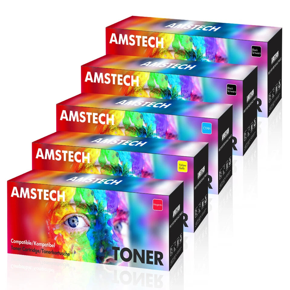 5 Toner Cartridge For HP 125A LaserJet CM1312 CM1312NF CP1215 CP1515N CB540A - Image 1 of 1