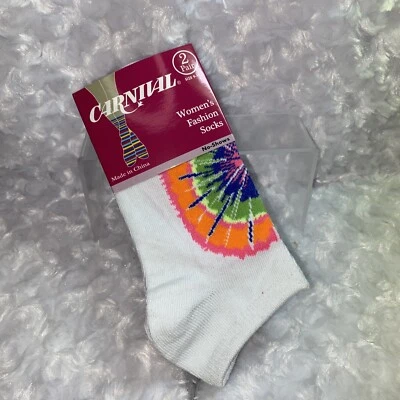 Paquete de 2 pares de calcetines de moda para mujer sin espectáculos por calcetín de carnaval talla 9-11 Foto 1 de 4