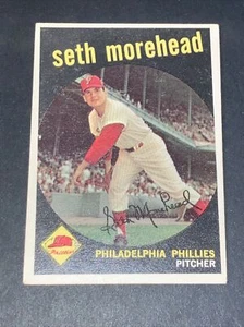 1959 Topps Baseball #253 Seth Morehead RC Rookie Phillies - Bild 1 von 2