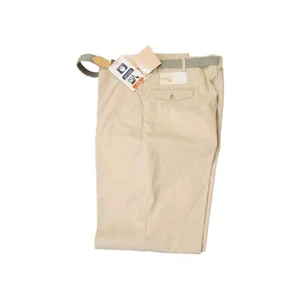 Vtg The Fox Collection JcPenny Beige Khaki Slacks Dress Pants w/belt 38 x 34 - Picture 1 of 7