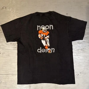 VTG 90s NFL Deion Sanders “Neon Deion” Total Impact Football Sport Shirt Sz L - Picture 1 of 21