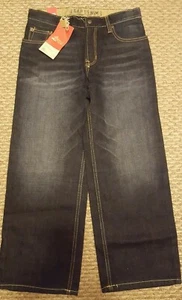 New Gap kids dark JEANS boys loose fit - Picture 1 of 3