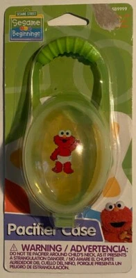 Sesame Beginnings ~ Estuche para chupete Sesame Street Elmo ~ Nuevo ~ Paquete sin abrir. Foto 1 de 2