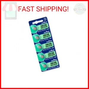 Murata 395/399 Battery SR927/W/SW 1.55V Silver Oxide Watch Button Cell (5 Batter - Picture 1 of 2
