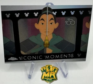 Topps Chrome Disney 100 # IM-7 # Mulan readys for war # Iconic Moments ✅ - Picture 1 of 2