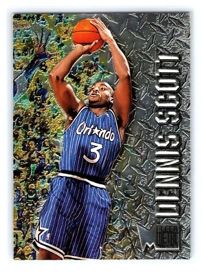 1996-97 Fleer Metal #70 Dennis Scott Orlando Magic - Imagem 1 de 2