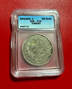 AH1293/1 20 KURUSH TURKEY ICG F 12 - Picture 1 of 2