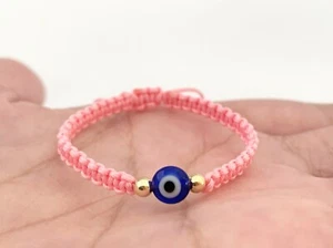 baby evil eye bracelet protection bracelet newborn gift mal de ojo evil eye  - Picture 1 of 3