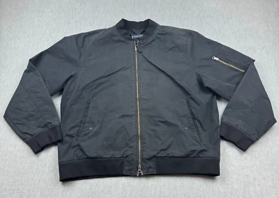 Uniforme Everlane The Bomber Chaqueta Para Hombres 2XL Negro Bolsillos Utilitarios Estilo Vuelo Foto 1 de 4
