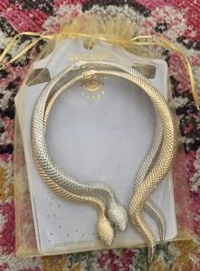 Collana serpente caramelle occhi oro e argento (2) - Foto 1 di 6