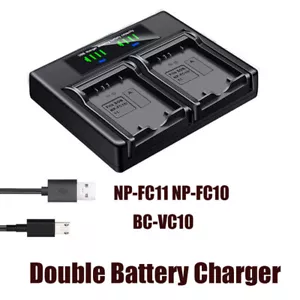 USB Battery Charger For NP-FC10 FC11 BC-VC10 Cyber-shot DSC-F77 F77E F77A FX77 - Picture 1 of 4