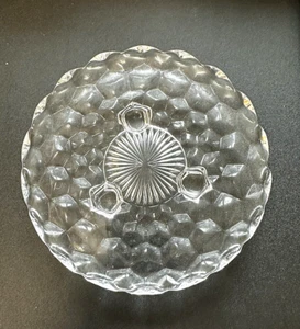 Fostoria Amerikanische Glasschale Süßigkeiten Dessert Vintage Runde Kanten 7 1/2 Zoll Fuß - Bild 1 von 6