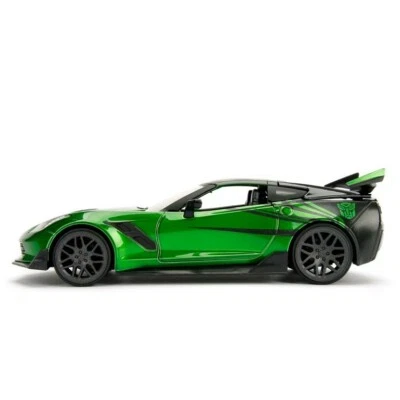 98525. 2016 CHEVY CORVETTE STINGRAY CROSSHAIRS TRANSFORMERS 5, 8.5" D 1:24 JADA  - Image 1 of 4