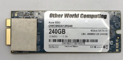 OWC Aura 240GB SSD Flash Storage SSDA12R240  OWCSSDA12R240 - Image 1 of 3