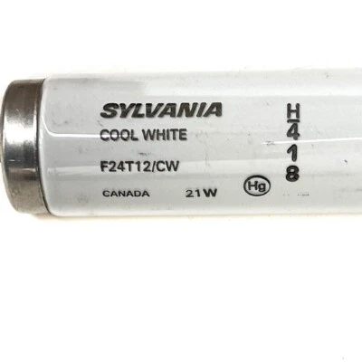 30 Count Case Sylvania F24T12/CW Fluorescent Lamp Tube Light Bulb 21W Cool White - Image 1 of 2