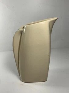 Vintage Stratoware Eva Zeisel Art Deco Cream & Blue Pitcher 8 in. - Picture 1 of 11