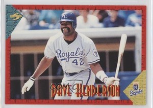 1994 Score Rookie & Traded Dave Henderson #RT18