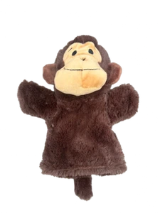 Peluche marioneta de mano de mono WH Smith nuevo con etiquetas - Imagen 1 de 2