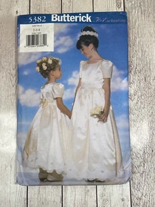 BUTTERICK SEWING PATTERN 5382 BRIDESMAID SIZE 2-3-4 vintage bridesmaids Dress - Picture 1 of 4