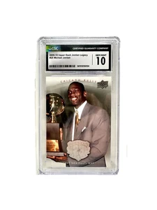 UPPER DECK JORDAN LEGACY #25 MICHAEL JORDAN 2009-10 CHICAGO BULLS GRADED CGC 10 - Imagen 1 de 1