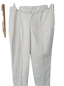 Ashworth Mens EZ-Tech Golf Trousers. Waist 40 Leg 34. 100% Cotton