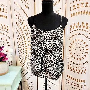 Rachel Zoe Sz S Spaghetti Strap Leopard Print Top - Picture 1 of 6