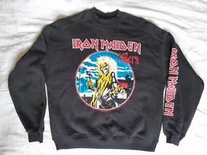 Women's IRON MAIDEN Killers Jumper Oversized Size XXS Equiv XS 6 - Picture 1 of 4