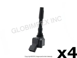 For PORSCHE (2017-2022) Ignition Coil - With Spark Plug Connector (4) BREMI - Picture 1 of 1