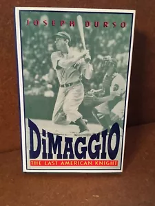 DiMaggio, the Last American Knight by Joseph Durso (1995, Hardcover) NEW - Picture 1 of 2