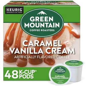 Green Mountain Coffee Roasters Caramel Vanilla Cream, Single-Serve Keurig K-Cup - Picture 1 of 9