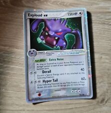 Exploud EX 92/100 Ultra Rare Crystal Guardians Pokemon Card 