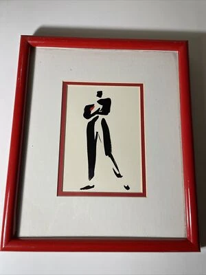 CANETTI "Amelia" Art Deco, 8x10 Enmarcado Foto 1 de 4