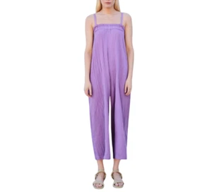 NWT Sundry Double Gauze Jumpsuit Romper Womens 1 Small Purple Orchid Sleeveless - Picture 1 of 12