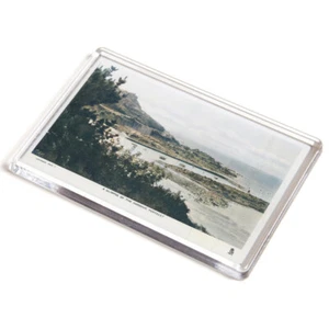 JUMBO MAGNET - Vintage Channel Islands - A Glimpse of the Harbour, Portelet (b) - Picture 1 of 1