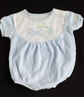 Vintage 1980's ABSORBA Cotton Terry Appliqued One Piece ~ 0-3 month?