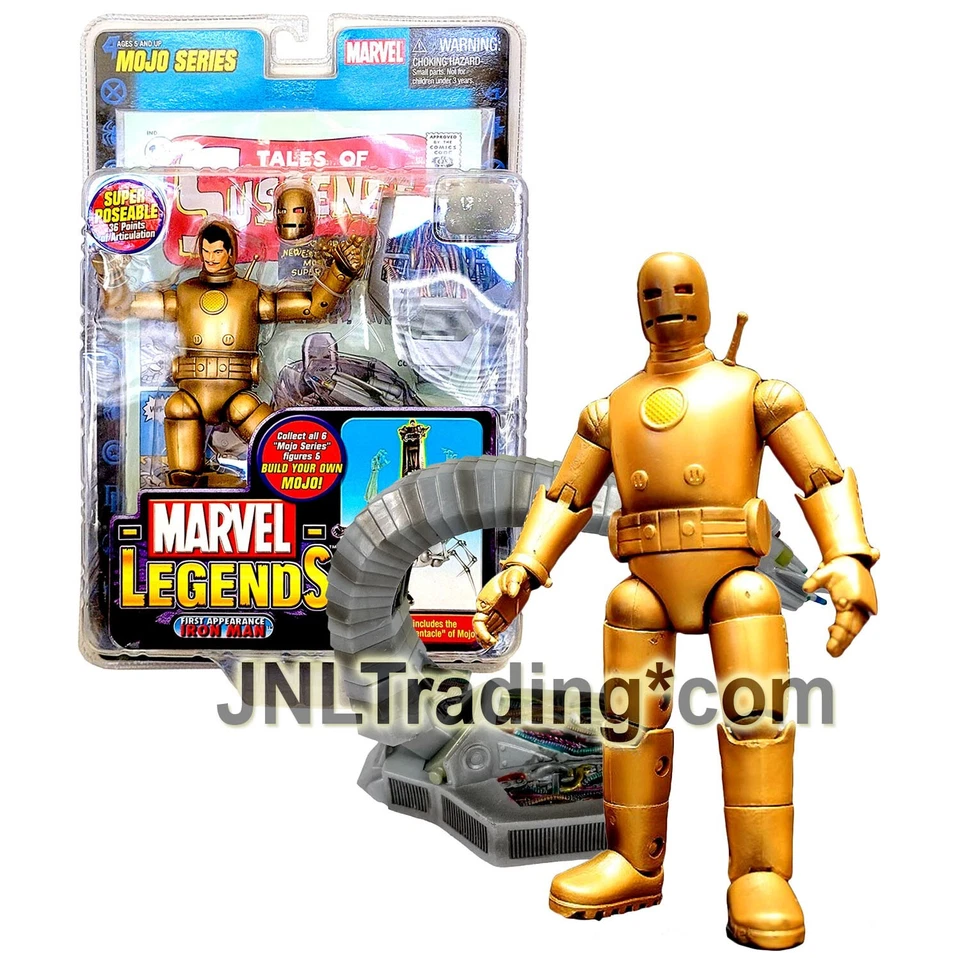 Marvel Legends Series 14 Action Figure 1st Appearance Gold Iron Man Variant