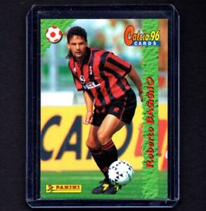 ROBERTO BAGGIO 1996 Panini Calcio 96 Soccer Football Card AC MILAN 102 PSA