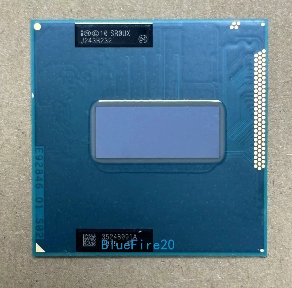 Genuine Intel Core i7-3630QM CPU 2.4 GHz 8MB Cache Processor Socket G2 SR0UX CPU - Image 1 of 4
