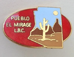 Pueblo El Mirage Lawn Bowling Club Badge Pin Rare Vintage (M20) - Picture 1 of 1